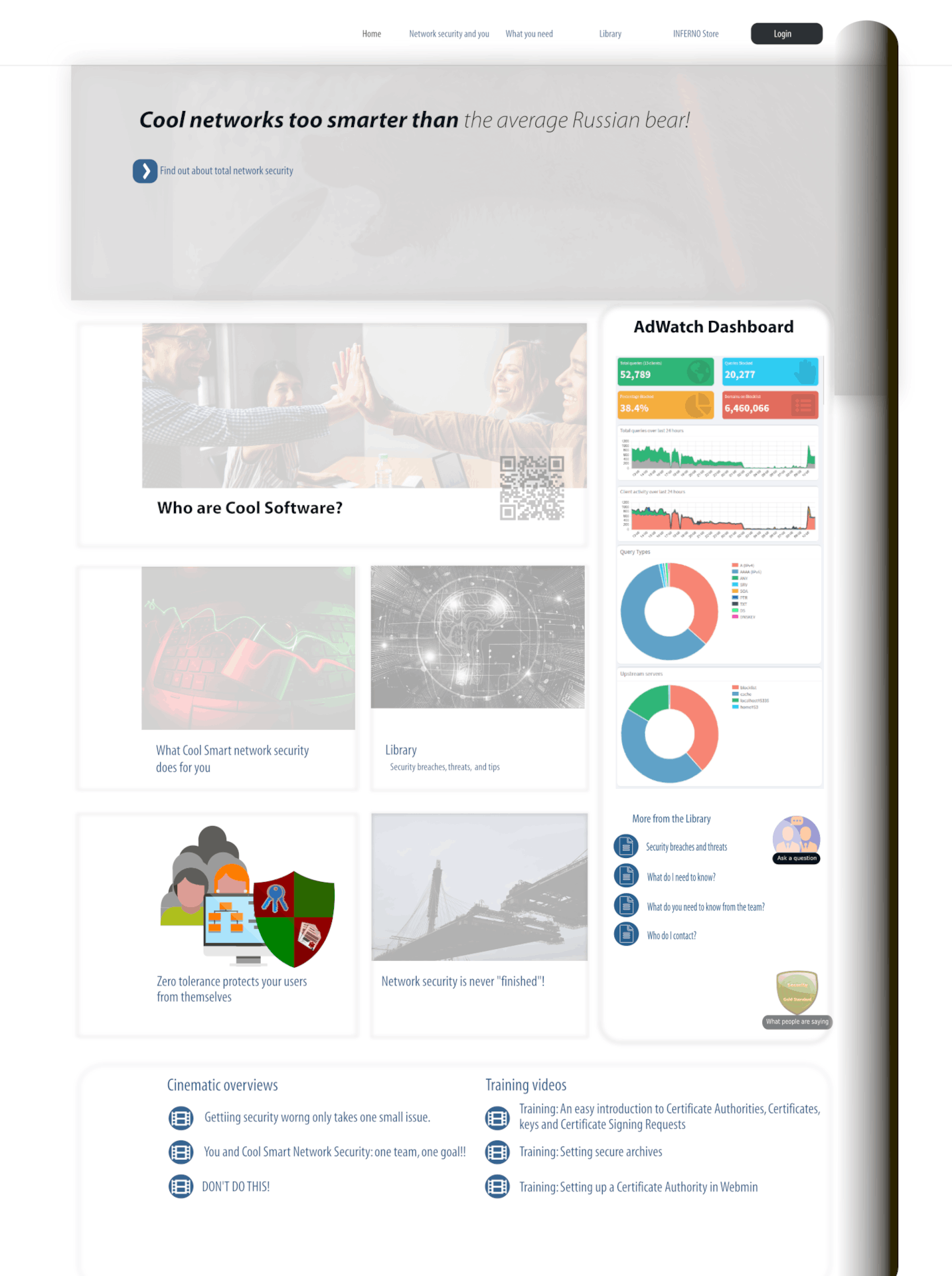 There are many ways to produce and maintain a website. OPC knows most of them!